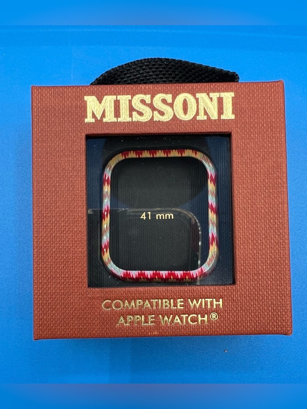 Missoni Zigzag Multicolor Apple Watch Cover, 41mm, NWT